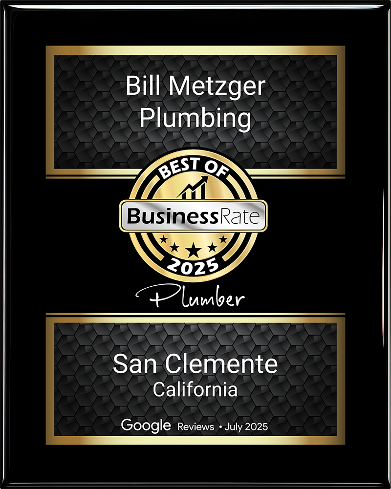 Bill Metzger Plumbing - Best of 2025 - BusinessRate - San Clemente California