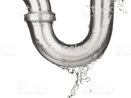 Leaking pipe under a sink in San Clemente